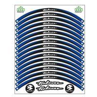 BAJAJ Bajaj Mavi Siyah Pulsar Uyumlu Reflektörlü 1 Set Jant Şeridi