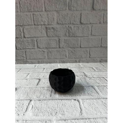 5 Cm Küçük Siyah Saksı Minimal Tasarım Sukulent Ve Kaktüs Saksısı