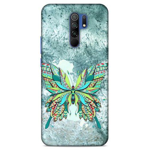 Lopard Xiaomi Redmi 9 Uyumlu Kılıf Tattoo's (22) Tam Koruma Kılıfı Kelebek Dövme
