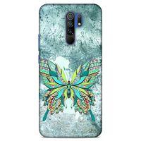 Lopard Xiaomi Redmi 9 Uyumlu Kılıf Tattoo's (22) Tam Koruma Kılıfı Kelebek Dövme