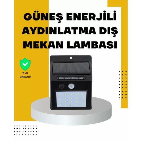 144 Led'li Geniş Aydınlatma Alanına Sahip Güneş Enerjili Güvenlik Lambası