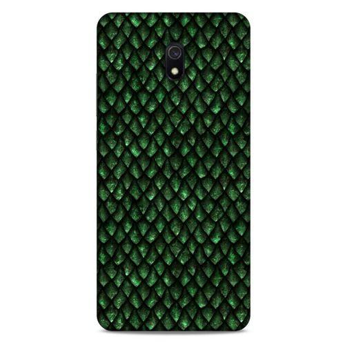 Xiaomi Redmi 8A Kılıf Dragons (5) Koruma Kabı Ejderha Koyu Yeşil Pul