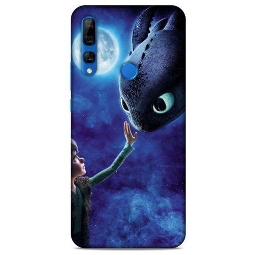 Huawei Y9 Prime 2019 Kılıf Dragons (40) Fit Silikon Kılıf Ejderha Takım Yıldızı