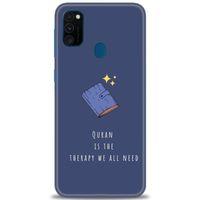 Samsung Galaxy M21 Kılıf HD Baskılı Kılıf - Quran + Tam Ekran Koruyucu