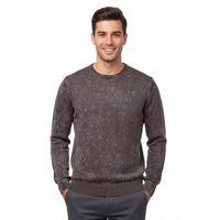 Erkek Spor Sıfır Yaka Taşlama Yıkamalı Regular Fit Kazak BGL-ST04952