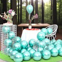 25 ADET AÇIK YEŞİL KROM BALON PARLAK METALİK KROM AÇIK YEŞİL BALON HELYUM GAZINA UÇAN BALONA UYGUN