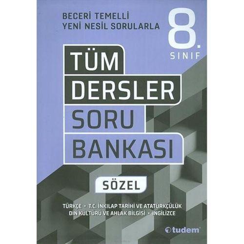 8. Sınıf Tüm Dersler Sözel Beceri Temelli Soru Bankası Tudem Yayınları