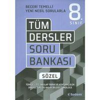 8. Sınıf Tüm Dersler Sözel Beceri Temelli Soru Bankası Tudem Yayınları