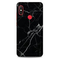 Mermer Desenli (17) Tema Tasarım Kılıf Siyah Xiaomi Mi A2 Lite Kılıf