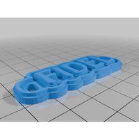 3D baskı Fidel isim plakası / figürü (Bu ürün Sadece Plastik parçadır - Almadan Önce Soru Sorabilirsiniz)