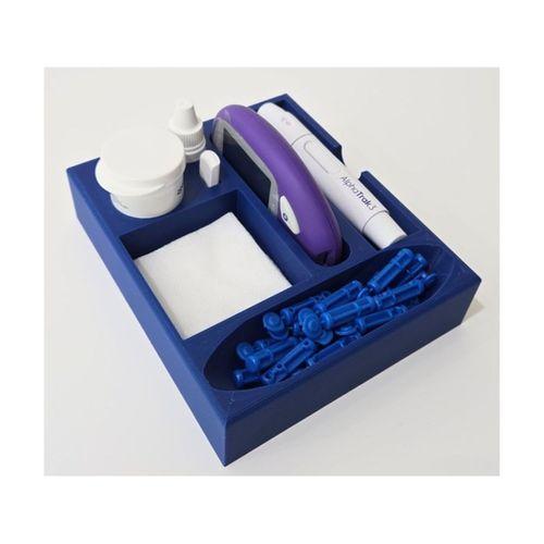 AlphaTrak 3 Evcil Hayvan Kan Şekeri Monitörü Organizer Tepsi (Bu ürün Sadece Plastik parçadır - Almadan Önce Soru Sorabilirsiniz)