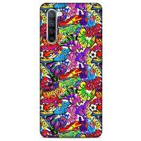 Graffitix (45) Desenli Silikon Kapak Oppo Reno 3 Pro 5g Kılıf