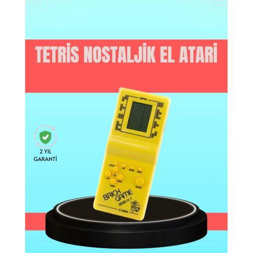 Retro Tetris El Aterisi – Pil İle Çalışan Taşınabilir Mini Oyun Konsolu