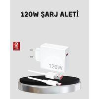 120w Hızlı Şarj Başlığı Ultra Güçlü Type-c Adaptör Kablo Dahil