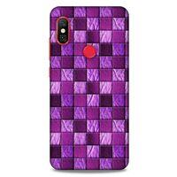 Xiaomi Mi A2 Lite Kılıf Patchwork (5) Koruma Kabı Fuşya