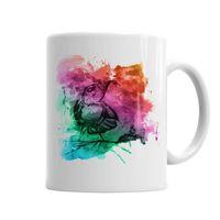 Aquarele Bird Kupa Bardak Porselen
