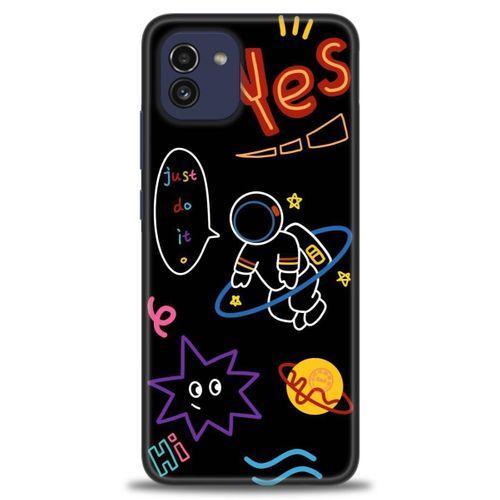 Samsung Galaxy A03 Kılıf HD Baskılı Kılıf - Yes + Tam Ekran Koruyucu