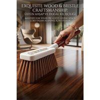 Shari Serisi Masif Ahşap Saplı Bristol Kıllı Lüks Profesyonel Temizlik Fırçası 722948