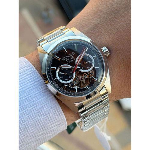 JG.Polo Club Otomatik Mekanizma İtalyan Tasarım Bileklik 5Atm Suya Dayanıklı Erkek Kol Saati 04102.1