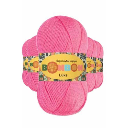 5 Adet Lüks Patik İpi Yünü Pembe 98230