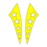 SEVGENT Cg F.Sarı Yıldızlı Çamurluk Yan Sticker