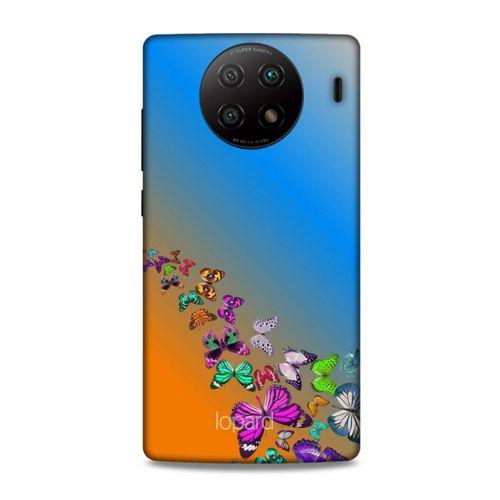 Lopard Xiaomi Redmi Note 9 5g Uyumlu Kılıf Kelebek Etkisi (50) Shockproof Kılıf