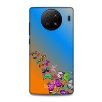 Lopard Xiaomi Redmi Note 9 5g Uyumlu Kılıf Kelebek Etkisi (50) Shockproof Kılıf