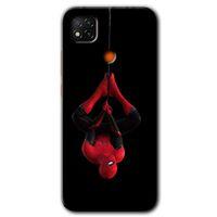 Xiaomi Redmi 9c Kılıf HD Desen Baskılı Arka Kapak + Temperli Cam - Örümcek Adam