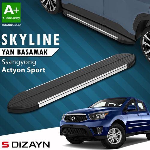 S-Dizayn Ssangyong Actyon Sports Skyline Krom Yan Basamak 203 Cm 2007-2018 A+ Kalite
