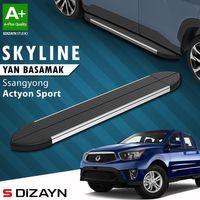 S-Dizayn Ssangyong Actyon Sports Skyline Krom Yan Basamak 203 Cm 2007-2018 A+ Kalite