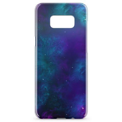 Samsung Galaxy S8 Kılıf Nebula Galaxy Arka Kapak Koruma Desenli Full Koruyucu