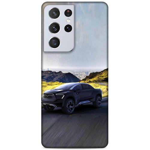 Lopard Samsung Galaxy S21 Ultra Uyumlu Kılıf PickUpX (36) Glitter Kılıf Koyu Gri