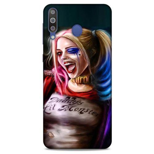 Samsung Galaxy M30 Uyumlu Kılıf Harley Quinn (8) Baskılı Kılıf Siyah