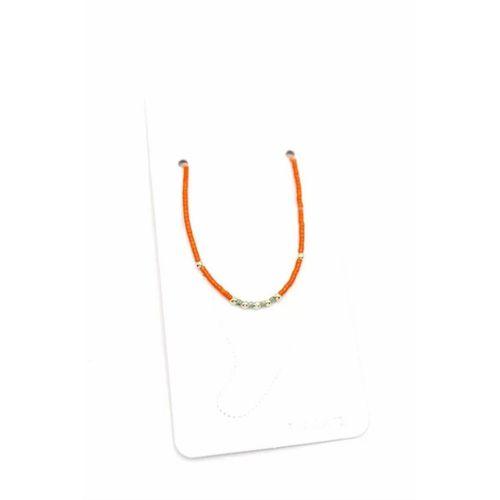 Kum Boncuk Halhal - Turuncu