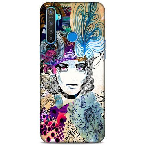 Lopard Oppo Realme 5i Uyumlu Kılıf Sürreal Yüzler ♀ (20) Koruyucu Kılıf Desenli