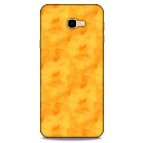 Mermer Desenli (10) Tema Full Koruma Kılıfı Turuncu Samsung Galaxy J4 Plus Kılıf