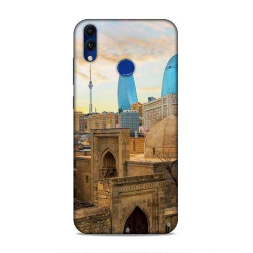 Huawei Honor 8C Uyumlu Kılıf Azarbaijan (11) Tam Koruma Ateş Kuleleri