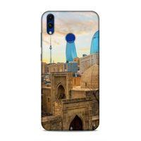 Huawei Honor 8C Uyumlu Kılıf Azarbaijan (11) Tam Koruma Ateş Kuleleri