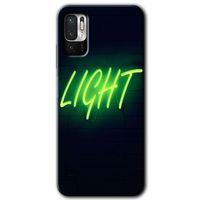 Poco M3 Pro Kılıf HD Desen Baskılı Arka Kapak - Neon İnscription