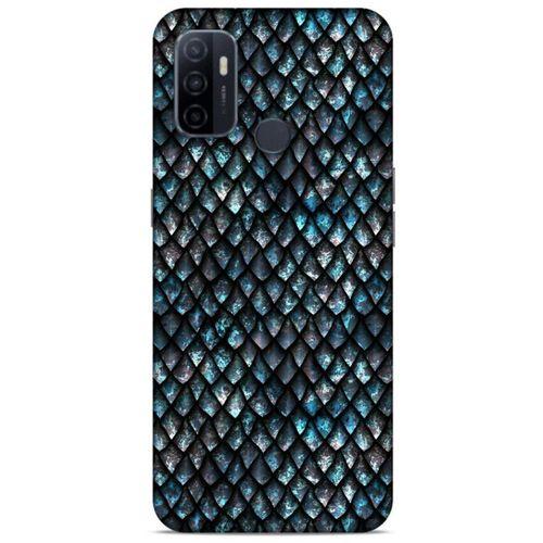 Huawei P40 Kılıf Dragons (10) Full Koruma Kılıfı Ejderha Skin Mavi Beyaz