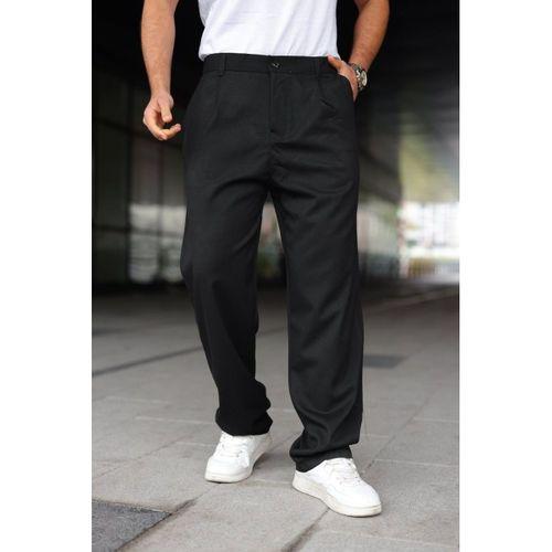 Erkek Beli Lastikli Baggy Pantolon