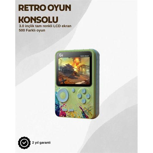 G5 Taşınabilir Retro Oyun Konsolu – Çocuk Ve Yetişkinler İçin