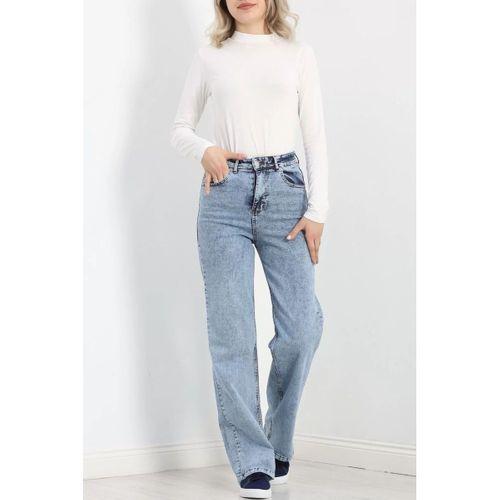 pilelistore Palazzo Kot Pantolon Açıkmavi