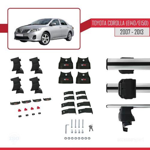 Toyota Corolla 2006-2013 Arası ile uyumlu ACE-4 Ara Atkı Tavan Barı GRİ