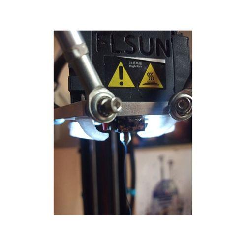 FLSUN QQ S Fan Kanalı LED 3D Baskı (Bu ürün Sadece Plastik parçadır - Almadan Önce Soru Sorabilirsiniz)