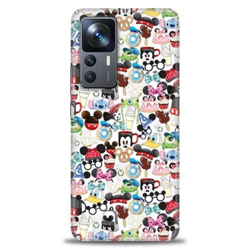 Xiaomi Mi 12T Pro Kılıf HD Baskılı Kılıf - Cartoon + Tam Ekran Koruyucu