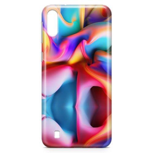 Samsung Galaxy M10 Kılıf Silikon Boya Arka Kapak Koruma Desenli Full Koruyucu