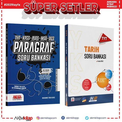 Hız ve Renk TYT Tarih Soru ve AKM Paragraf Soru Bankası Seti 2 Kitap