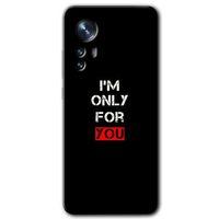 Xiaomi Mi 12 Pro Kılıf HD Desen Baskılı Arka Kapak - For You