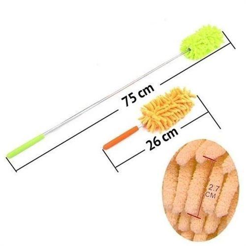 Teleskopik Mikrofiber Pratik Uzayabilen Toz Alma Fırçası Aparatı